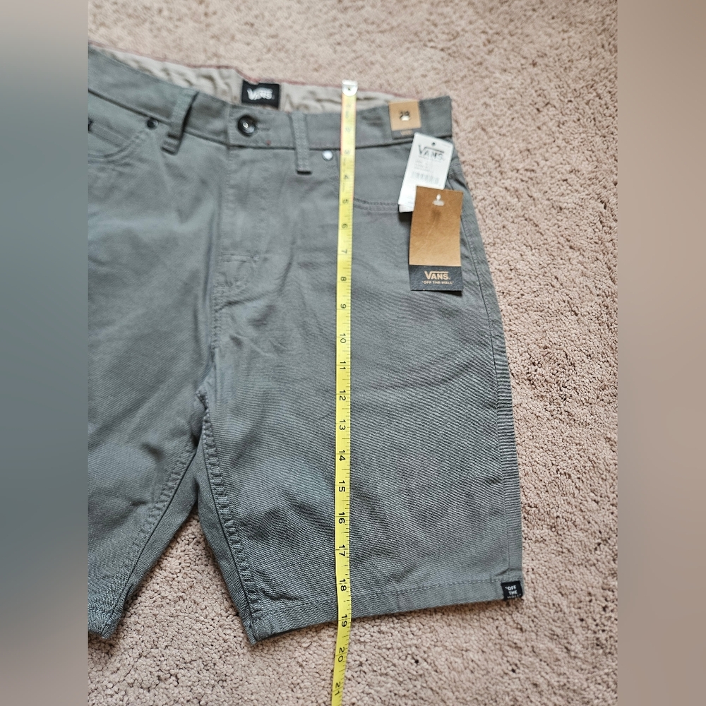 Vans Roy 5 Pocket Shorts Sz 28 Reg Quiet Shade Grey VN000AZSSQI Men’s NWT - Picture 5 of 7